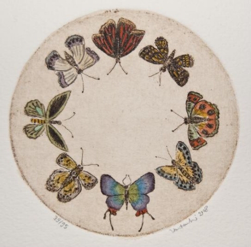 Butterflies in a Circle