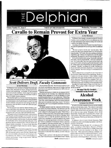 The Delphian, November1 , 2000
