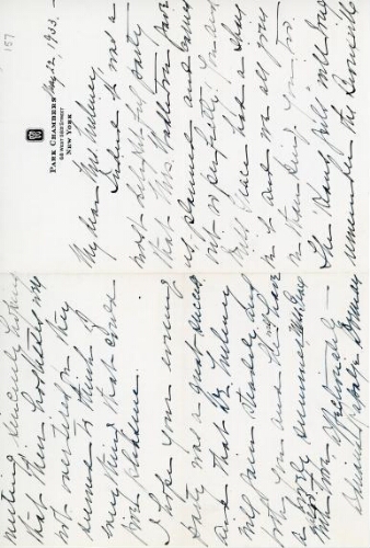 Dorman to Meleney, May 22, 1933