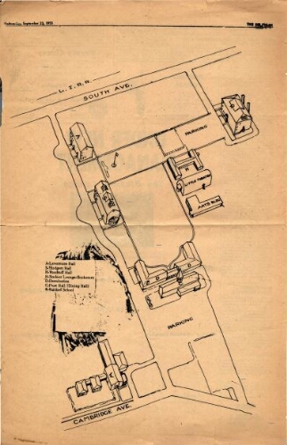 Campus Map, 1953