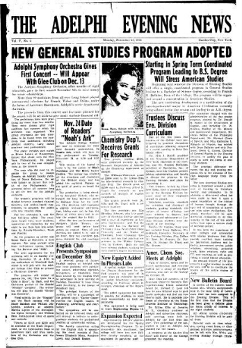 Adelphi Evening News 1953-11-23