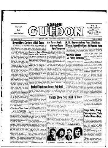 Adelphi Guidon, April 6, 1949