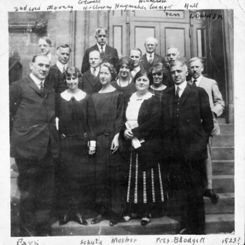 Adelphi Faculty in Brooklyn, 1923