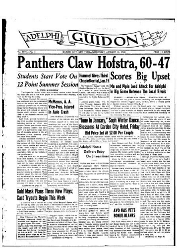 Adelphi Guidon, January 14, 1948