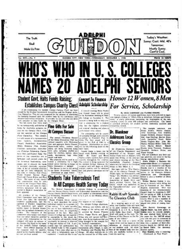 Adelphi Guidon, December 11, 1948