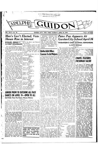 Adelphi Guidon, April 15, 1947