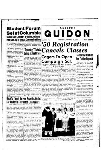 Adelphi Guidon, November 30, 1949