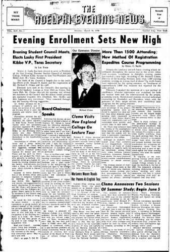Adelphi Evening News 1958-03-10