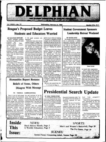 The Delphian, February 06, 1985