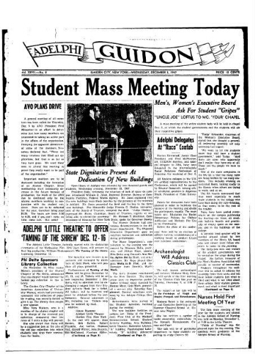 Adelphi Guidon, December 31, 1947