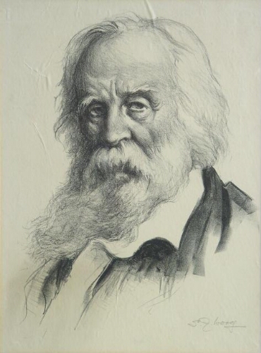 Portrait of Walt Whitman