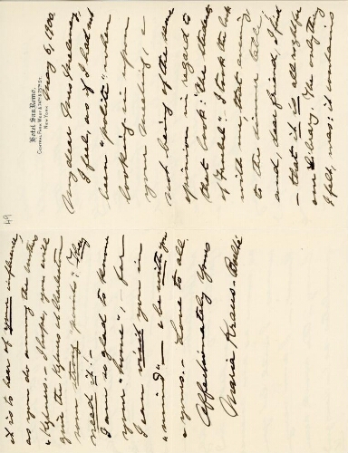 Kraus-Boelté to Meleney, May 5, 1900