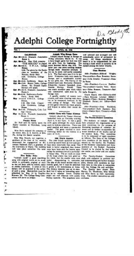 Fortnightly April 30, 1922