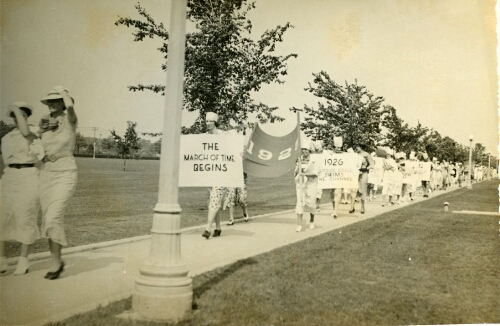 Alumnae Day parade, 1930s