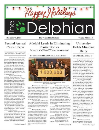 The Delphian, December 7, 2015