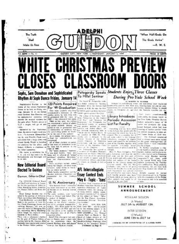 Adelphi Guidon, January 5, 1949