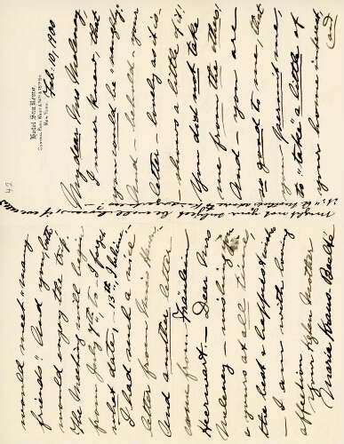 Kraus-Boelté to Meleney, February 10, 1899