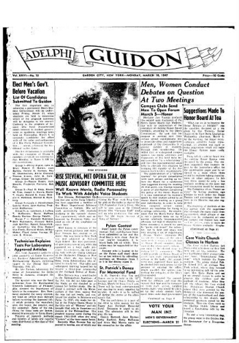 Adelphi Guidon, March 10, 1947