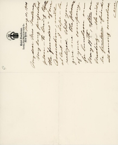 Kraus-Boelté to Meleney, May 10, 1900