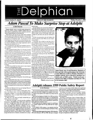 The Delphian, December 1, 2000