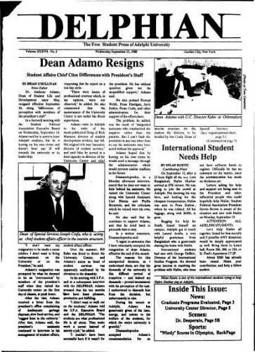 The Delphian, September 21, 1988