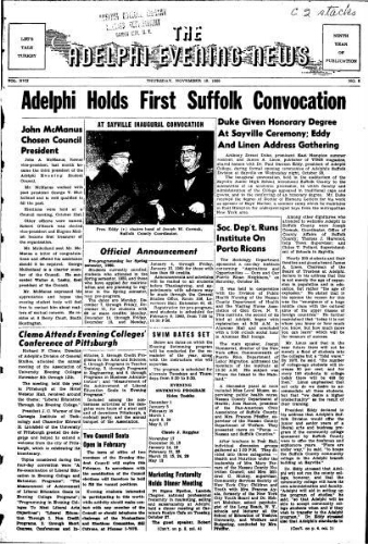 Adelphi Evening News 1959-11-19