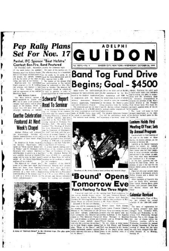 Adelphi Guidon, October 26, 1949