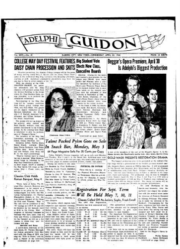 Adelphi Guidon, April 28, 1948