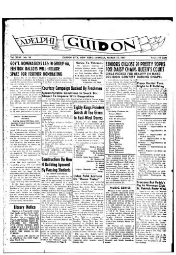 Adelphi Guidon, March 17, 1947