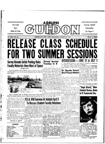 Adelphi Guidon, March 23, 1949