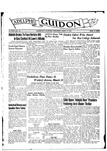 Adelphi Guidon, March 10, 1948