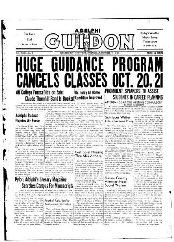 Adelphi Guidon, October 13, 1948