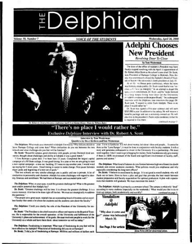 The Delphian, April 26, 2000