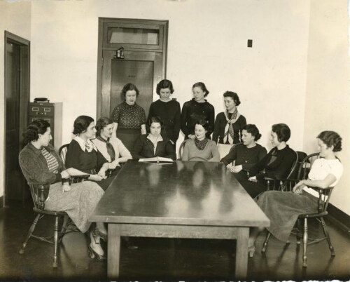 Classroom scenes, 1930s