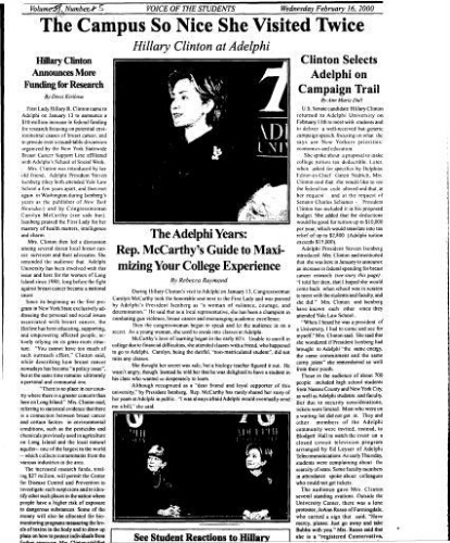 The Delphian, February 16, 2000