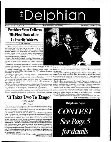 The Delphian, October 4, 2000