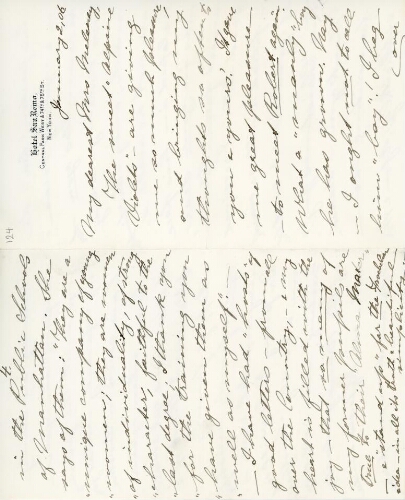 Kraus-Boelté to Meleney, January 2, 1906