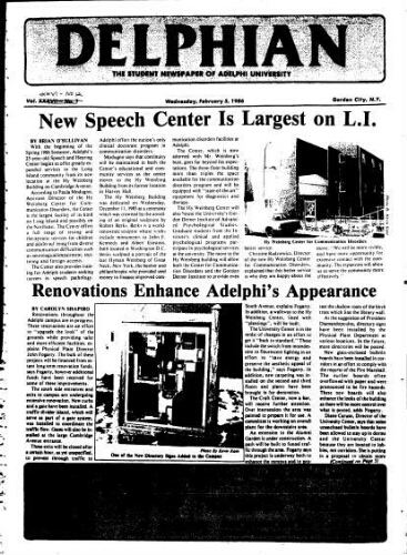 The Delphian, February 05, 1986