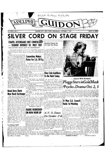 Adelphi Guidon, October 1, 1947