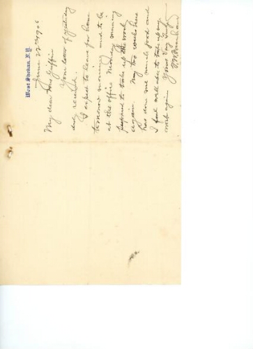 FARNHAM TO GRIFFIN, JUNE 22, 1906