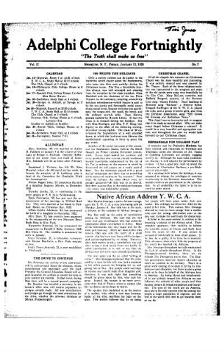 Fortnightly January 12, 1923