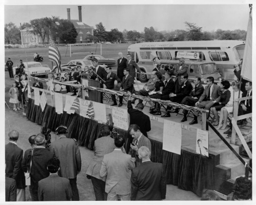 Robert F. Kennedy 1964 U.S. Senate Campaign visit to Adelphi 