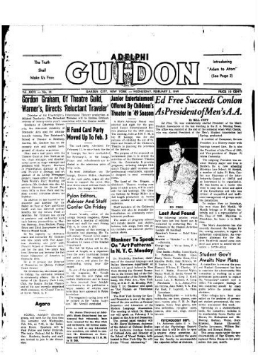 Adelphi Guidon, February 21, 1949