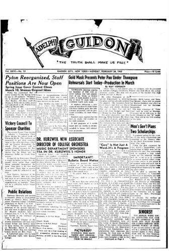 Adelphi Guidon, February 24, 1947