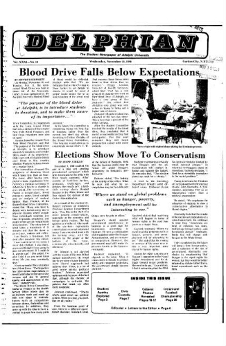 The Delphian, November 19, 1980