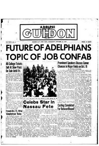 Adelphi Guidon, October 12, 1949