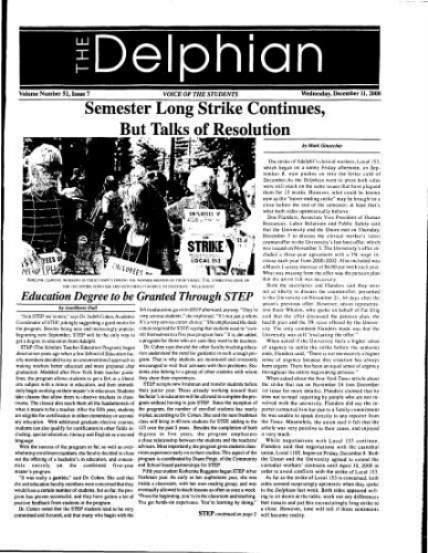 The Delphian, December 11, 2000