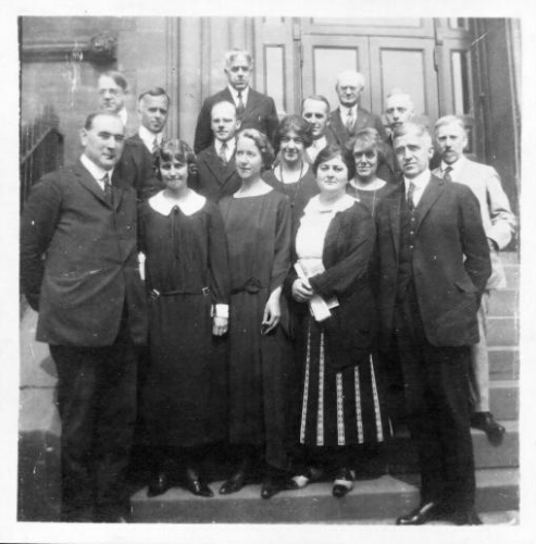 Adelphi College Professors on the Brooklyn Campus, 1928