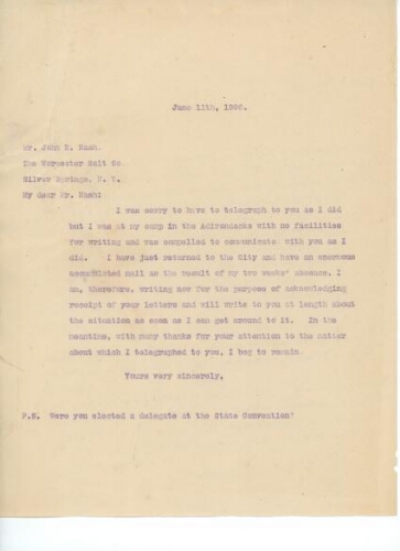 TO NASH, JUNE 11, 1906