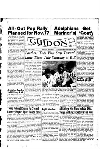 Adelphi Guidon, November 9, 1949